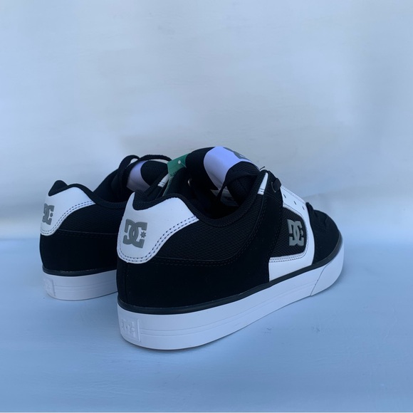 New DC shoes Men’s PURE  Black/ White/ GUM (BW6) Size 9  300660 - Picture 4 of 15